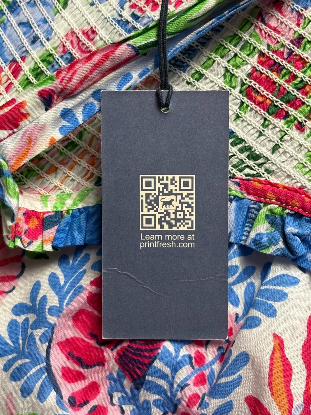 NWT Printfresh Stained Glass Sea Siren Maxi Dress Size 2X - Picture 16 of 16